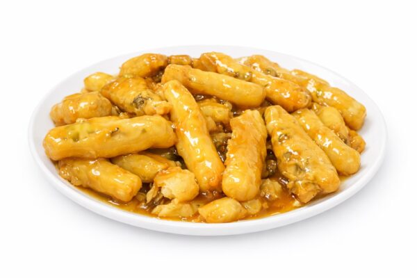 Cepta karpa ar baklažāniem mīklā “Hong Shao” sojas mērcē Cepta karpa ar baklažāniem mīklā “Hong Shao” sojas mērcē