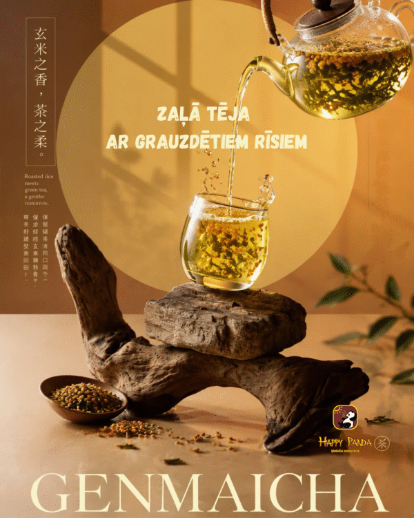 Zaļā tēja ar grauzdētiem rīsiem Genmaicha